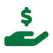 hand holding dollar
